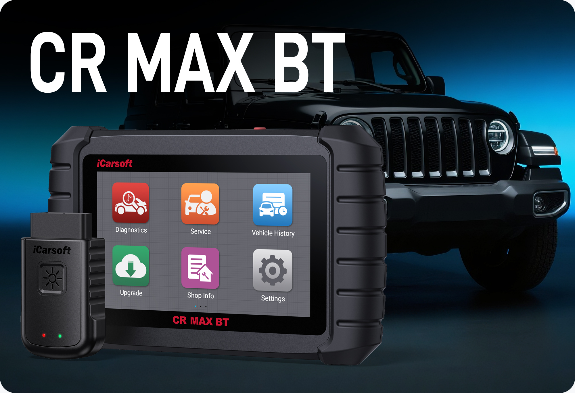Introducing iCarsoft CR MAX BT: Wireless Power for Multi-Brand Car Diagnostics