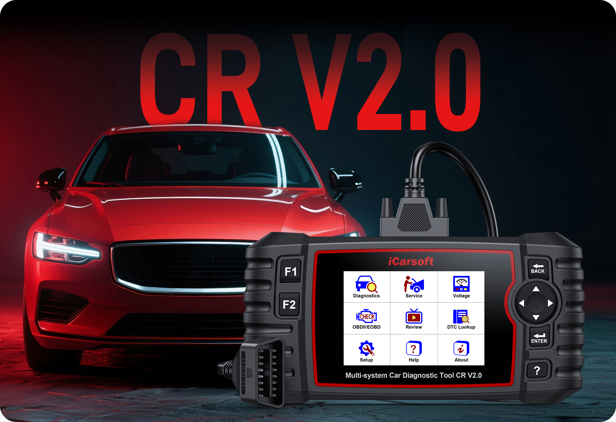 Introducing the New iCarsoft CR V 2.0 — The Multi Brand Diagnostic Tool You Need