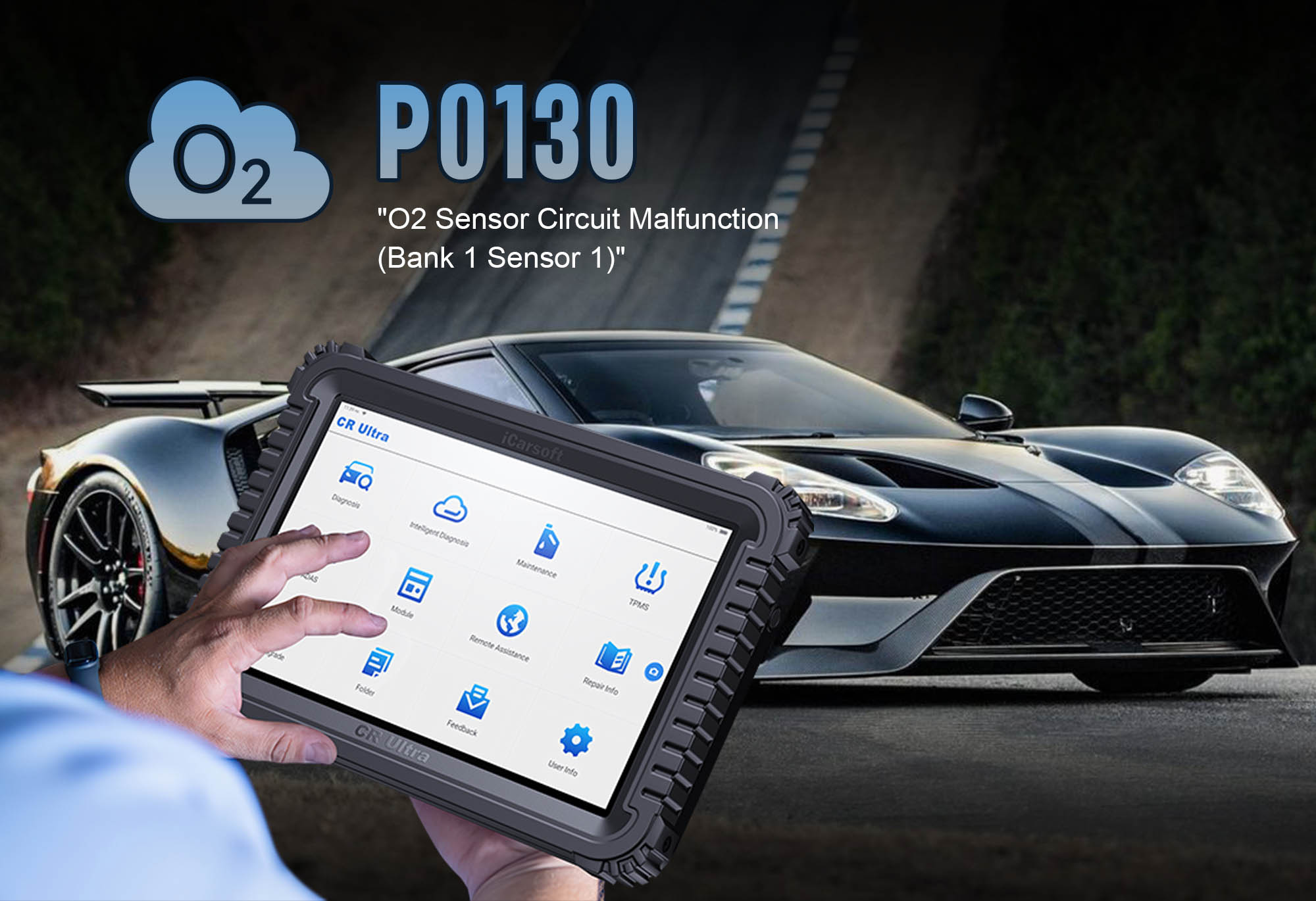 Solving P0130: Diagnose and Repair Oxygen Sensor Issues with iCarsoft CR Ultra