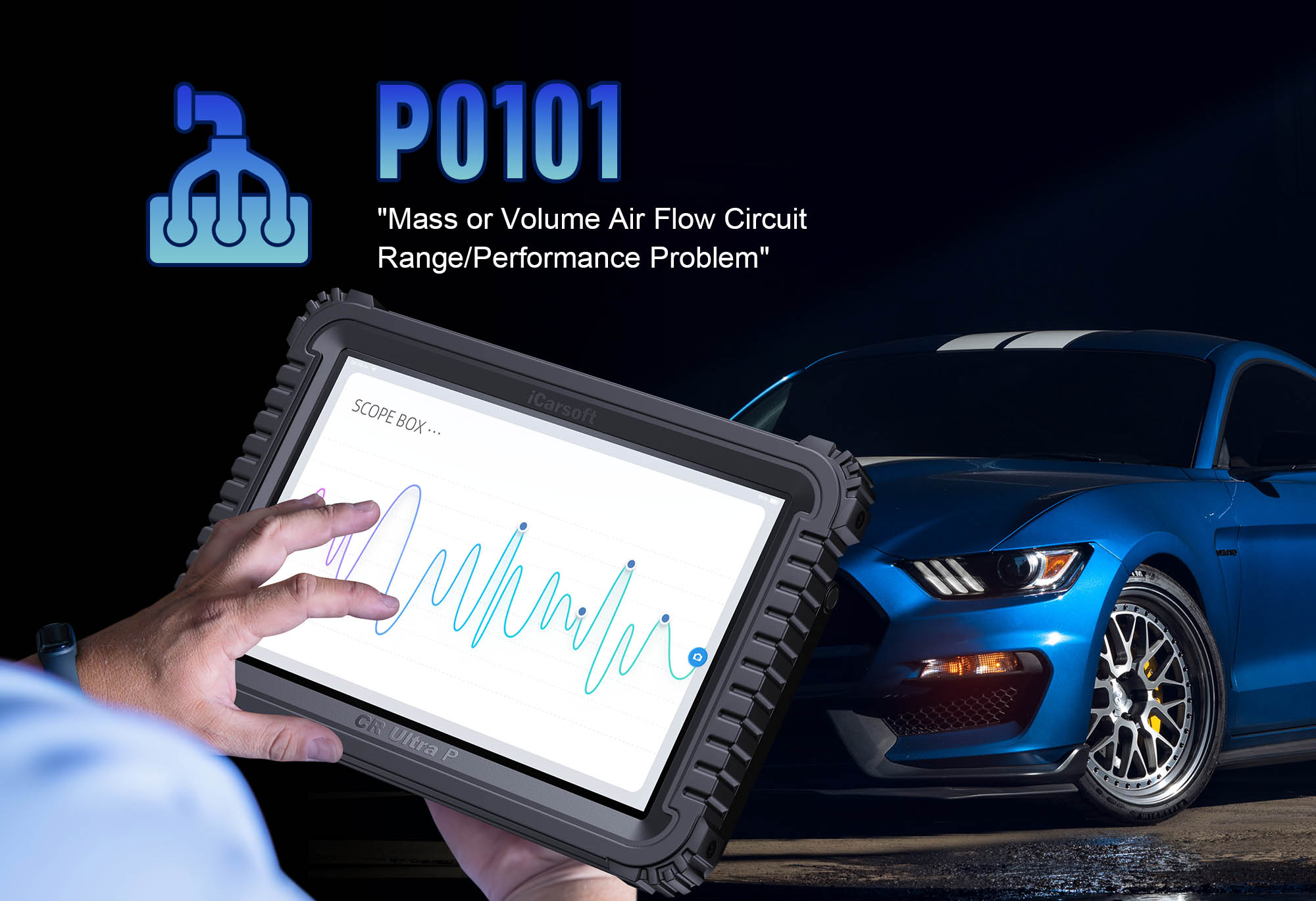 Detect & Clear P0101: Fix MAF Sensor Problems with iCarsoft CR Ultra P Like a Pro