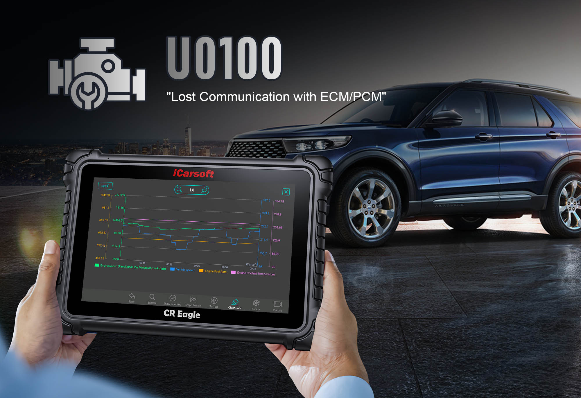 Diagnose and Clear U0100
