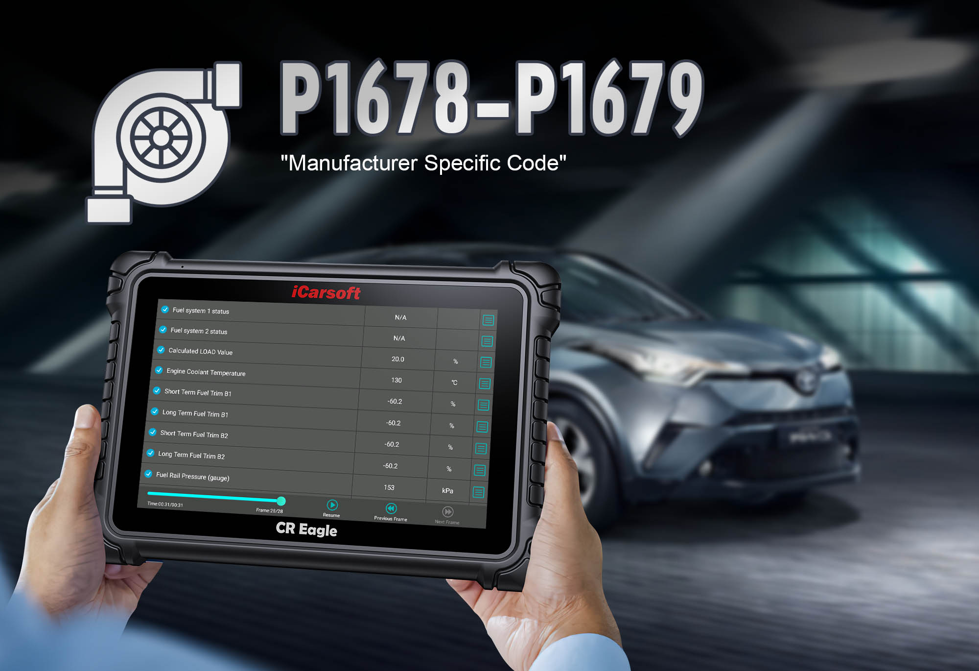 Diagnose and Clear P1678-P1679