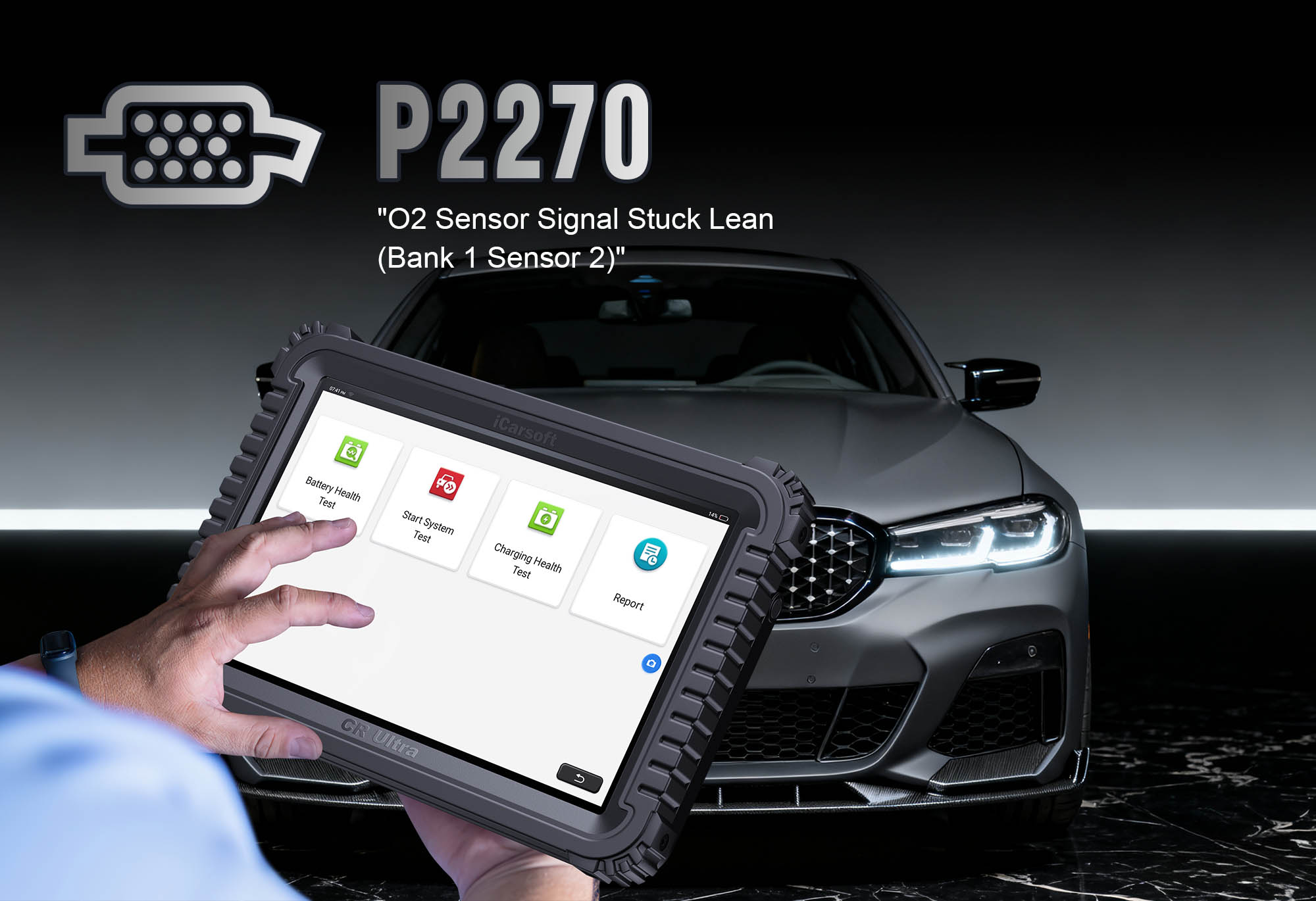 iCarsoft CR Ultra Diagnosing P2270 Air/Fuel Imbalance