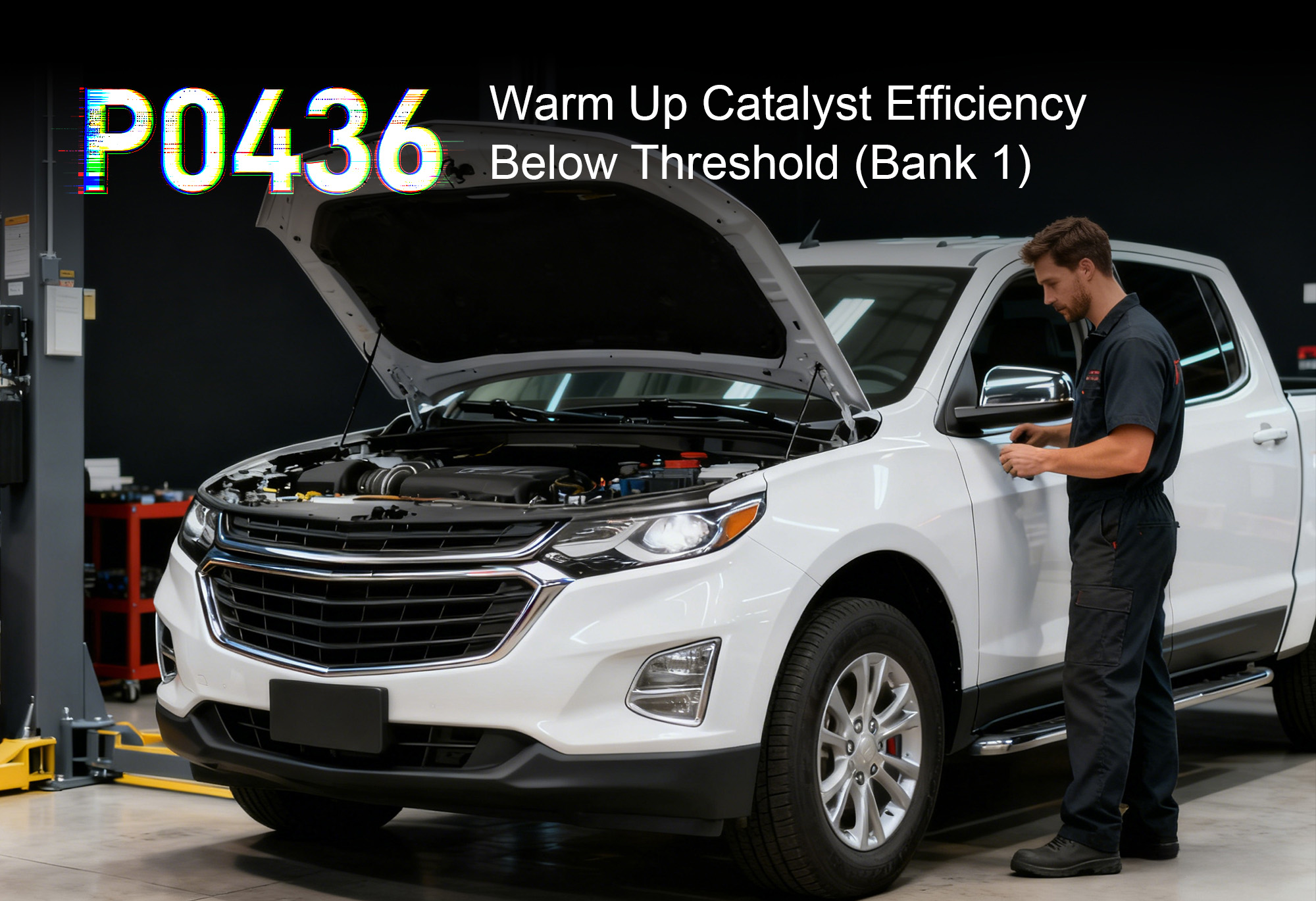 iCarsoft CR MAX BT Diagnosing P0436 Catalytic Converter Efficiency Below Threshold (Bank 2) on Vehicle