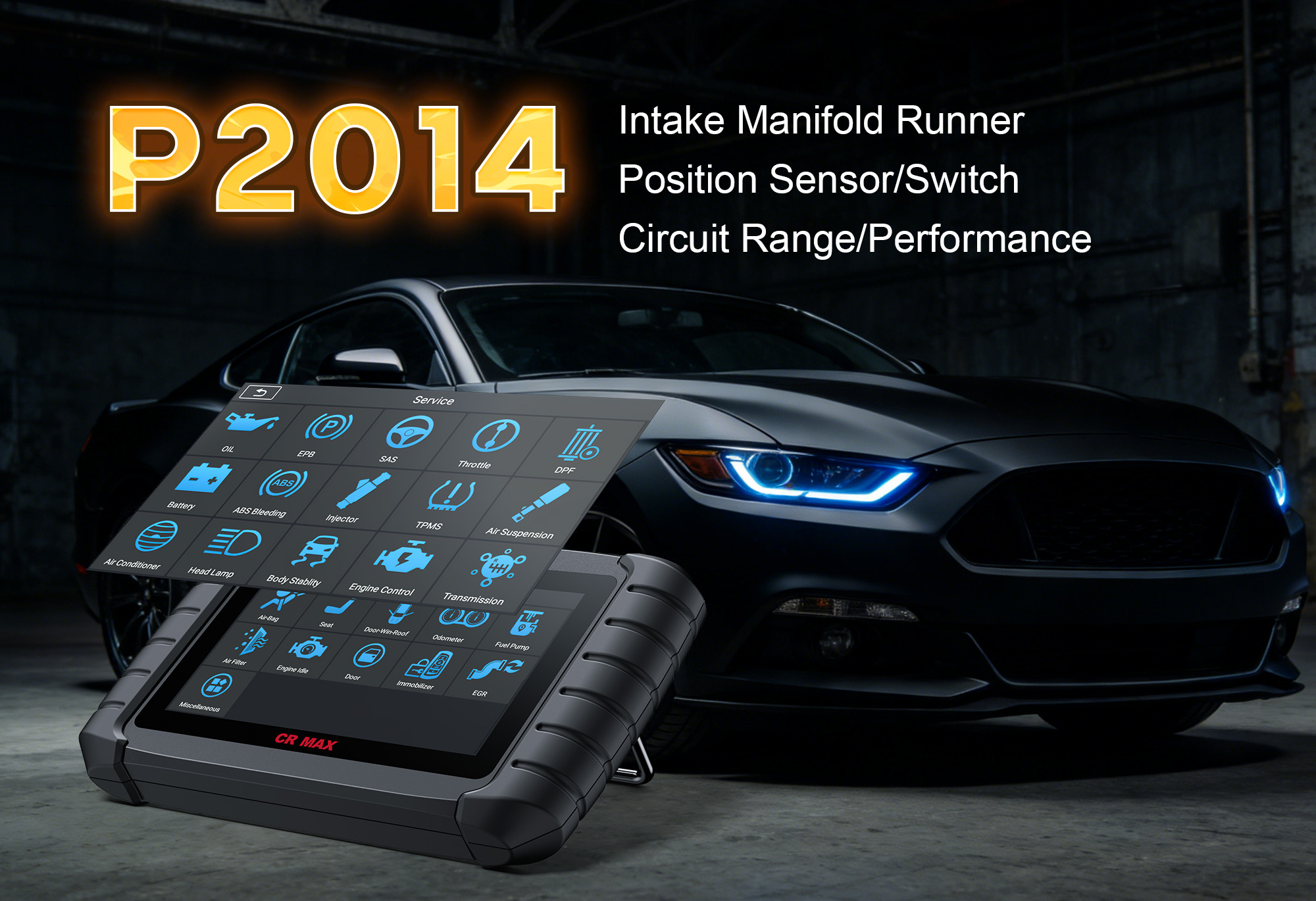 iCarsoft CR MAX BT Testing IMRC Actuator for P2014 Stuck Closed Fault