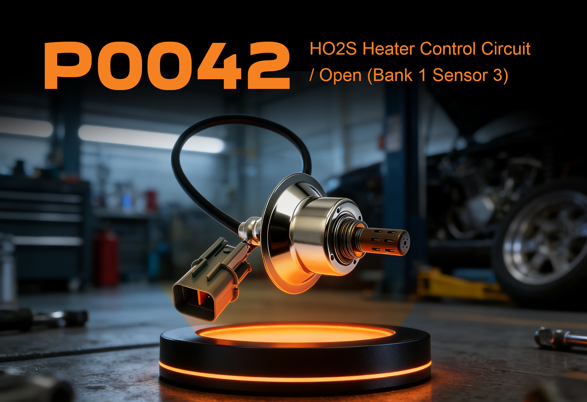 iCarsoft CR Eagle P Diagnosing P0042 HO2S Heater Control Circuit Bank 1 Sensor 3