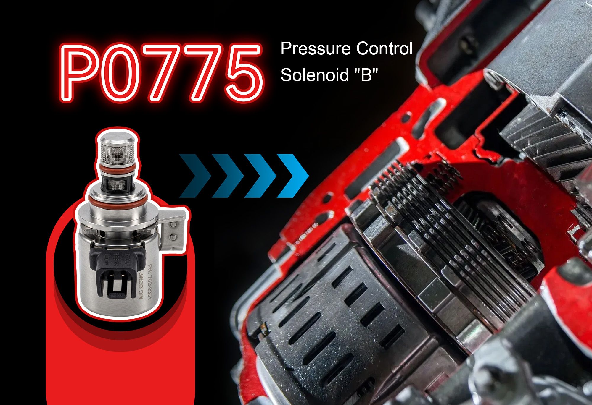 iCarsoft CR Eagle P Diagnosing P0775 Pressure Control Solenoid B Malfunction